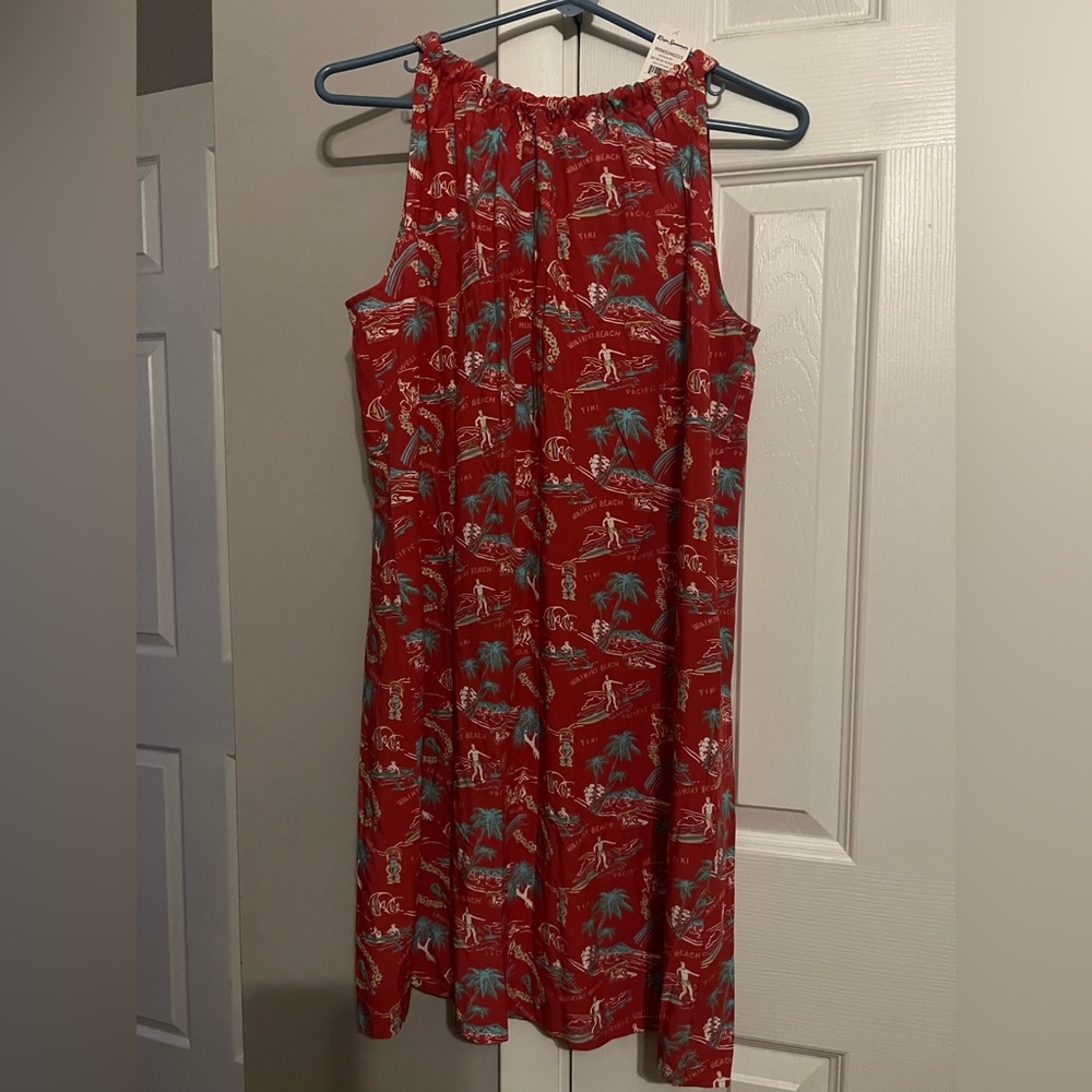 REYN SPOONER “One Fine Day” tie neck dress